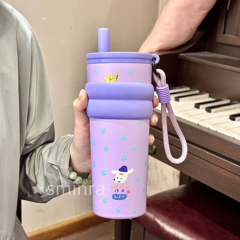 高品質 316 ステンレス鋼ストローカップ断熱カップ大容量ポータブルコーヒーカーカップアイスバーカップ|undefined