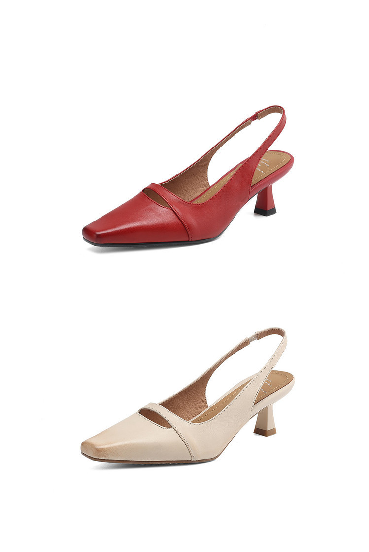 kiki品 CHIKO Caston Pointy Toe Kitten Heels Slingback Shoes