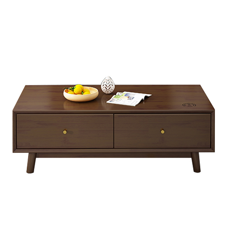 Madera maciza nórdica TV gabinete mesa de café combinación moderna minimalista hogar sala de estar gabinete de piso pequeño apartamento de pared de fondo