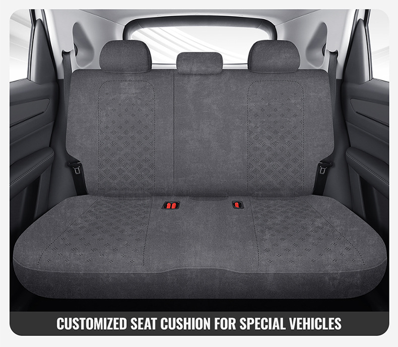 New Model of Special Car Seat Cover for Bestune Yueyi 03, Featuring Breathable Suede Saddle Pad and Leather Seat Cushion