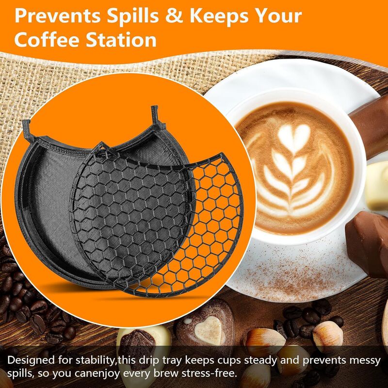 The Elevated Drip Tray for Nespresso Coffee Machines Is Compatible with the Vertuo Plus Replacement Part The Elevated Drip Tray for Nespresso Coffee Machines Is Compatible with the Vertuo Plus Replacement Part