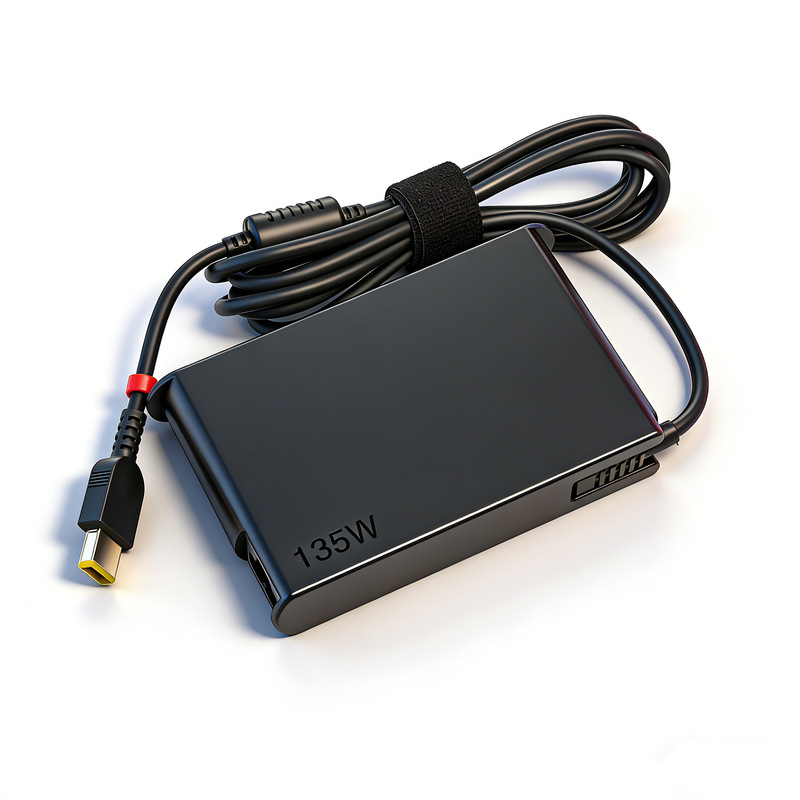 Suitable for Lenovo Y50-70 Notebook Power Adapter 20V 6.75A135W Square Port USB ThinkPad