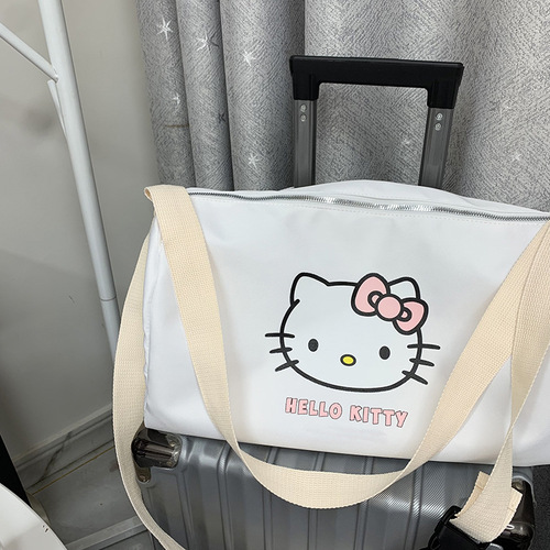 New hello kitty Japanese small fresh large capacity travel bag gym bag waterproof bag