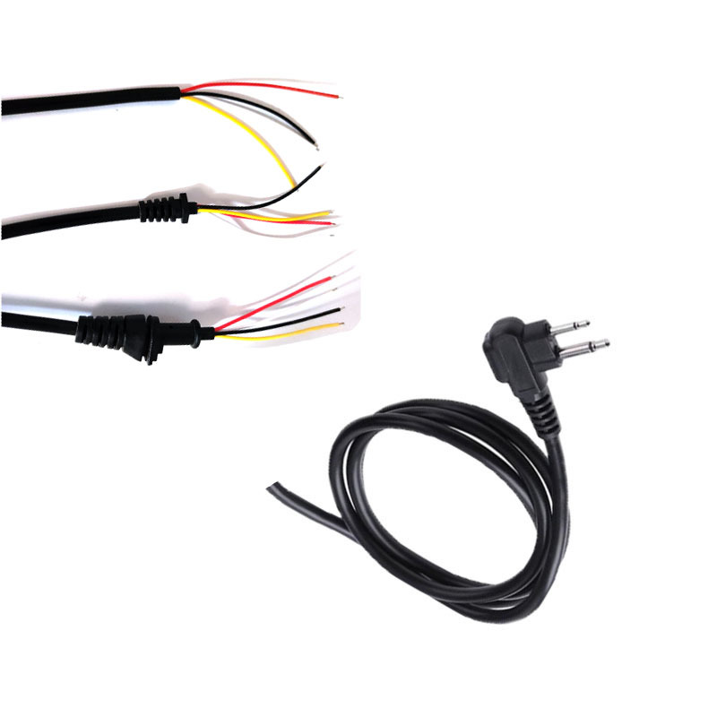 供应对讲机音频插头线,￠3.5 4极插头线 ,￠3.5 四极插头线