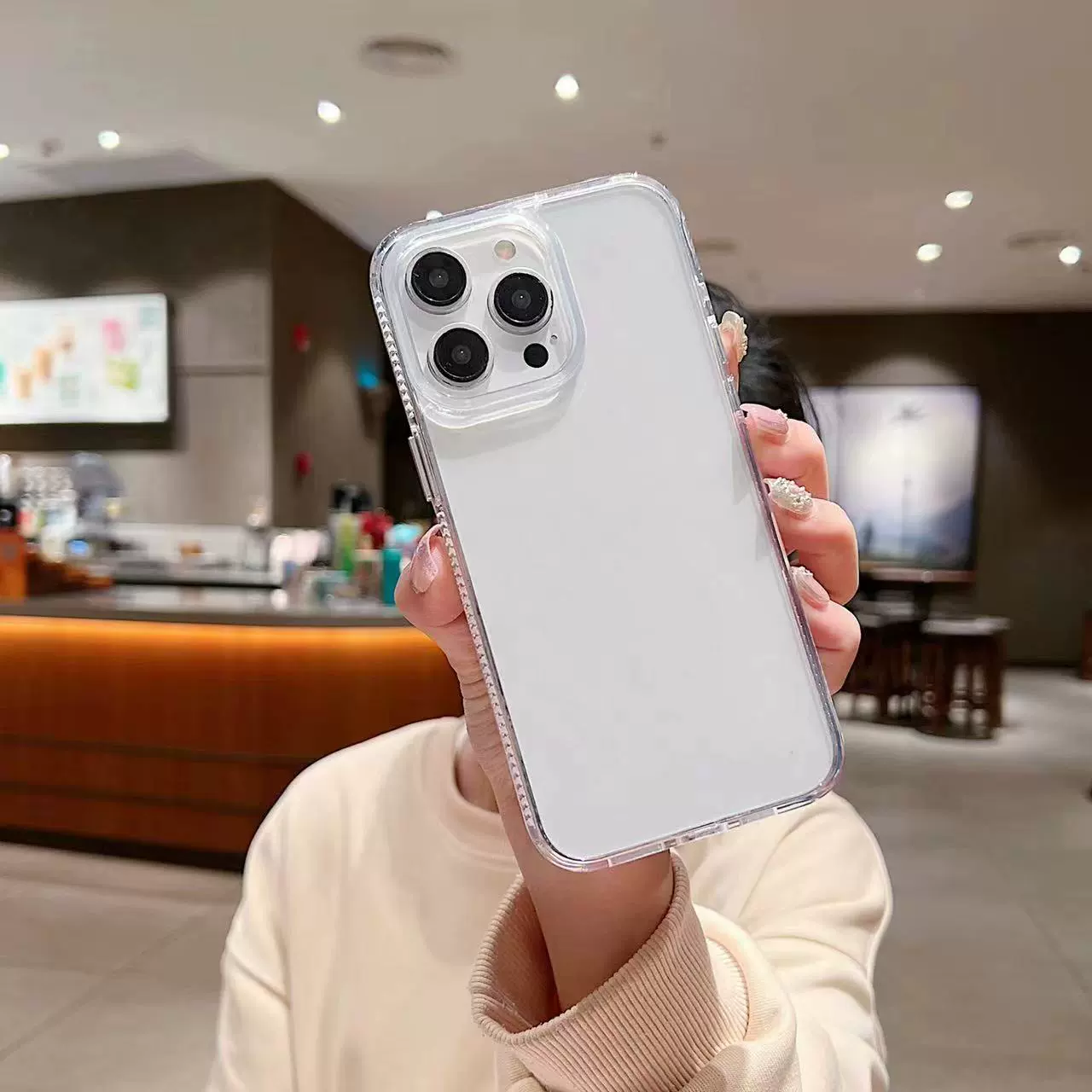 Apple, совместимый iPhone 13, мобильный телефон, акриловый защитный чехол, чехол для телефона, простой и элегантный дизайн, защита от падения, iphone, 14promax
