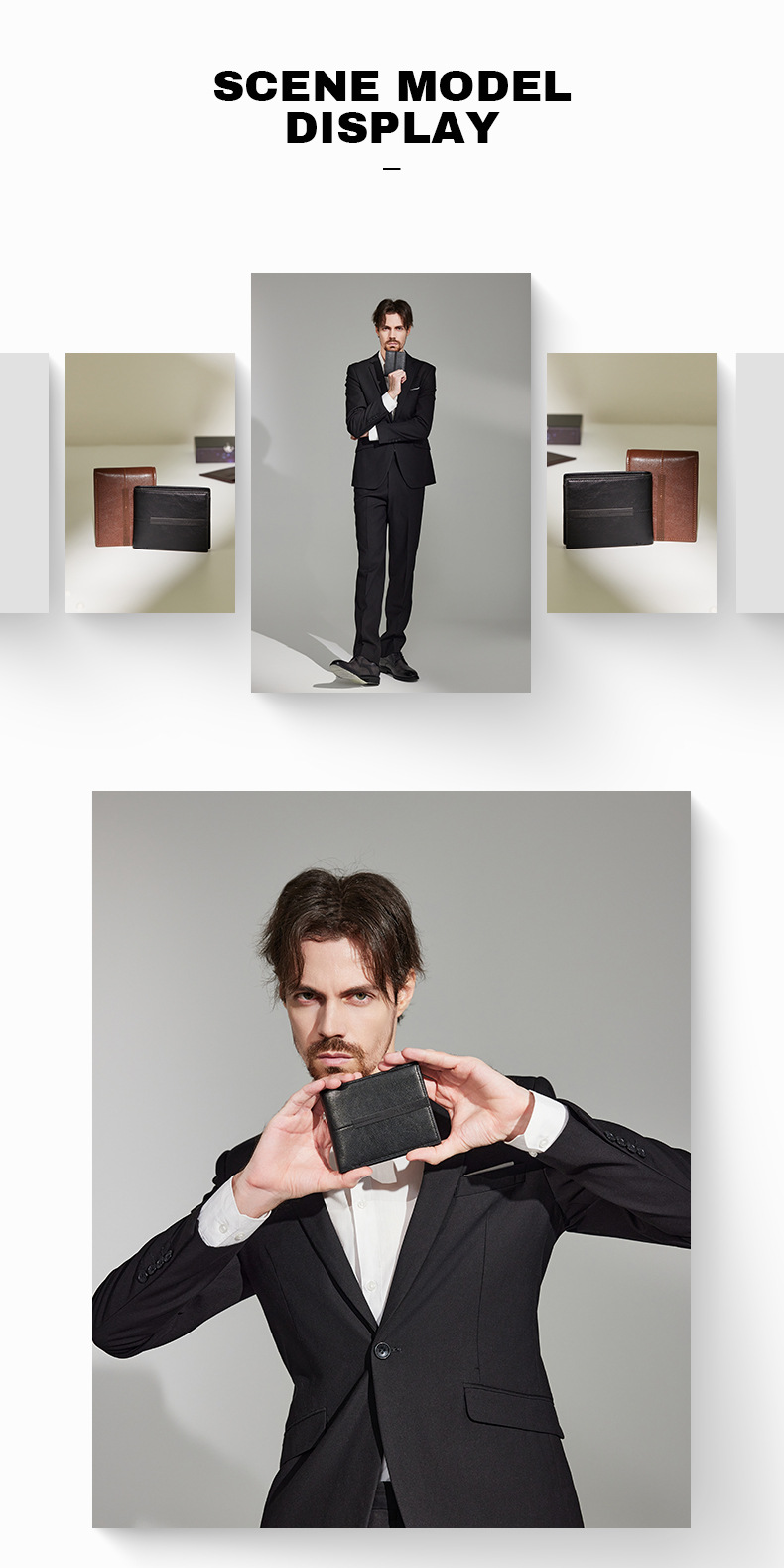 Fashionable Men's Wallet, New Arrival, Classic Short Wallet With Multiple Card Slots, Multi-function Popular Wallet_voghion.com
