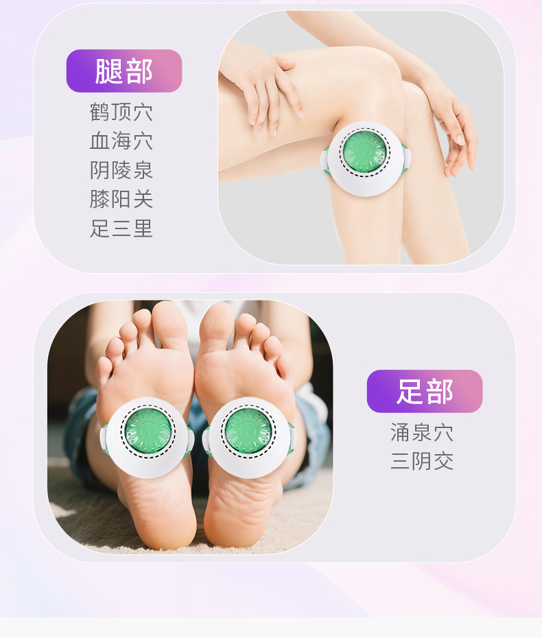 Moxibustion Box with 54 Aged Moxa Sticks Portable Open Flame Ai Jiu Device for Joints and Abdomen 9.5x6.5cm in use