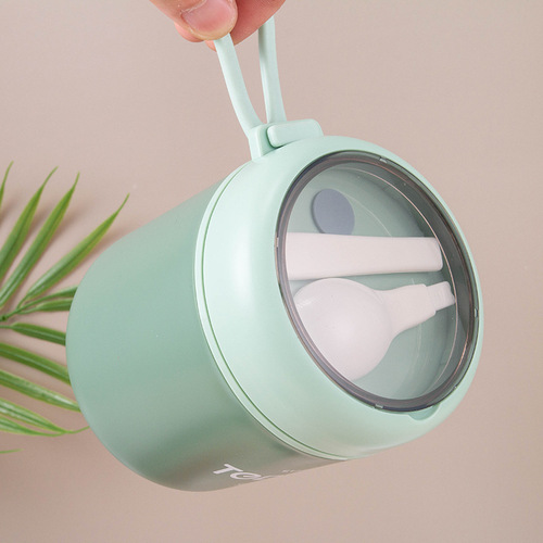 304 stainless steel soup cup insulated lunch box portable breakfast porridge cup small rice bucket soup can stew pot lunch box