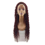 跨境欧美非洲出口假发 13*4蕾丝款water99j女长卷发 全真人发30寸