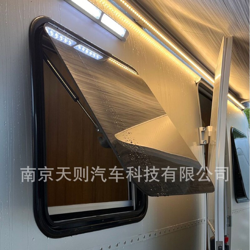 Tianze RV motorhome window tempered push-out window accessories include mosquito screen for modified camping vehicle windows