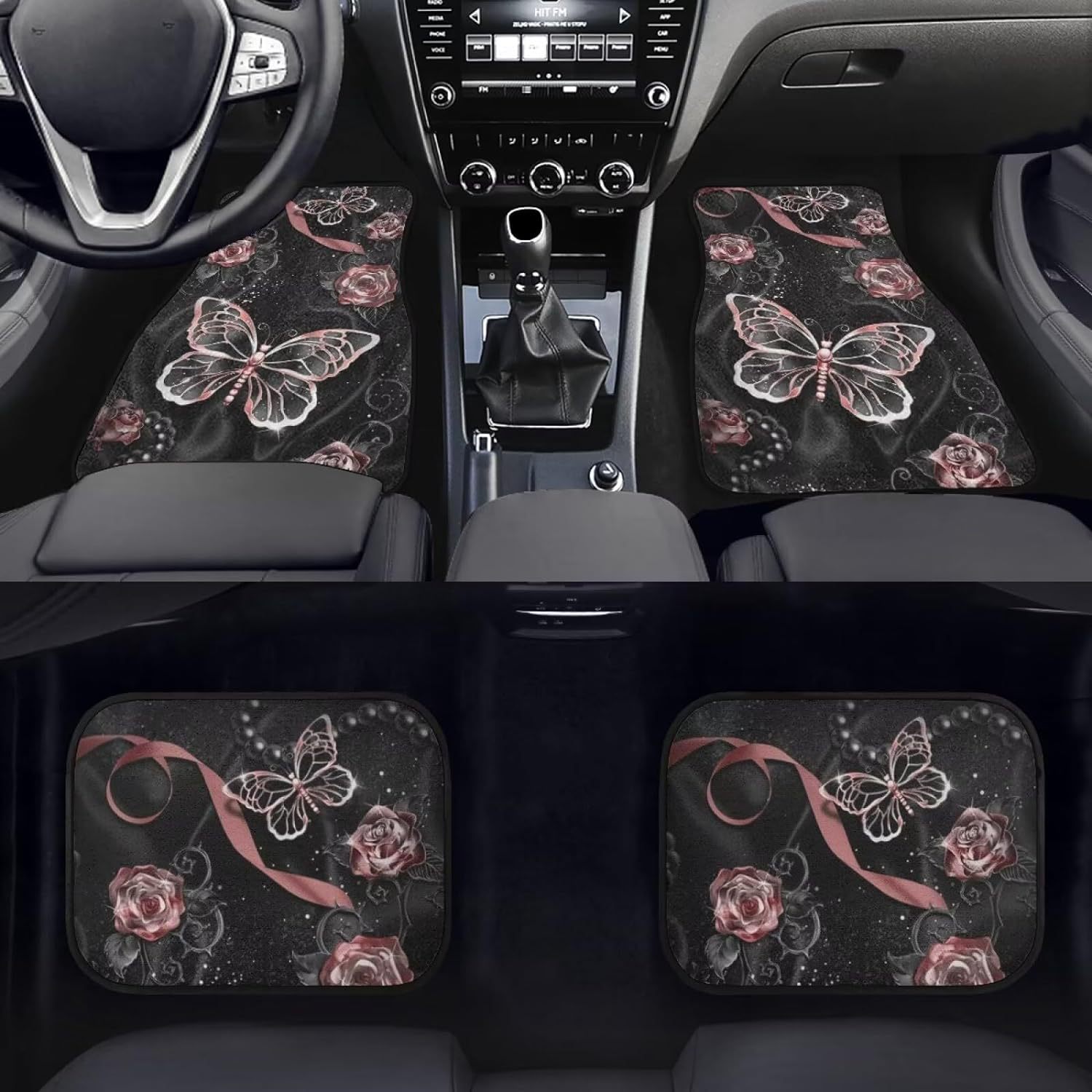 Cross-border American car mats easy to clean crystal velvet decorative mats Amazon a generation of hair