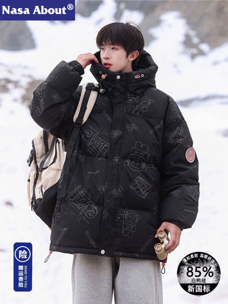 Demi-season keep warm down jacket