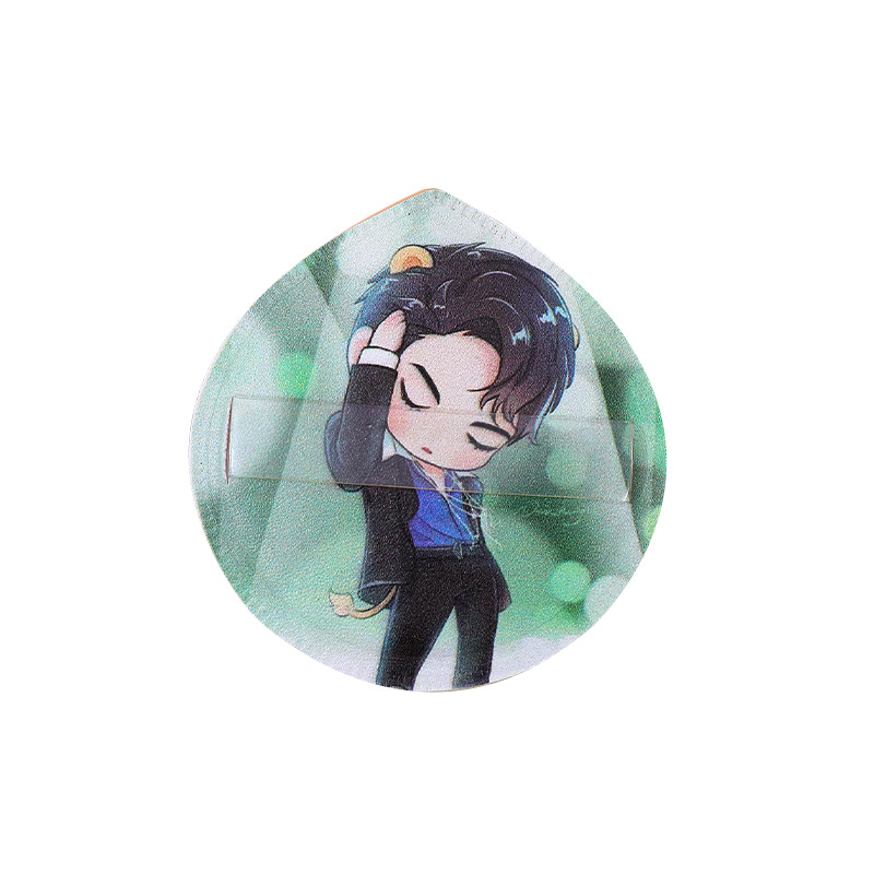 100 puntos de algodón de azúcar soplo Q bomba fábrica realista personalizado estilo lindo poliuretano maquillaje esponja impresión de cojín de aire