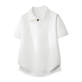 ZF8118-3DP38男夏薄款v领休闲T恤夏季慵懒针织日系海鸥领olo衫，男装针织衫/毛衣，星座614