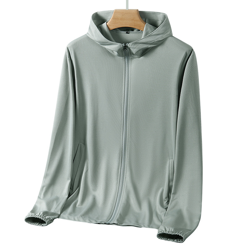 Breathable Thin Sun Protection Clothing, Non-Transparent, High-Elastic, Hooded, Straight-Cut Thin Jacket, Extra Large Size, Sun Protection, Sun Shading, Uv Protection