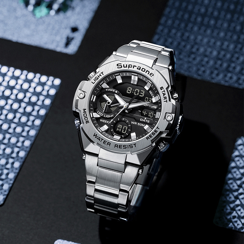 Supraone Casagull's Same Live Broadcast Popular Men's Watch Sports Student Fashion Waterproof Digital Watch