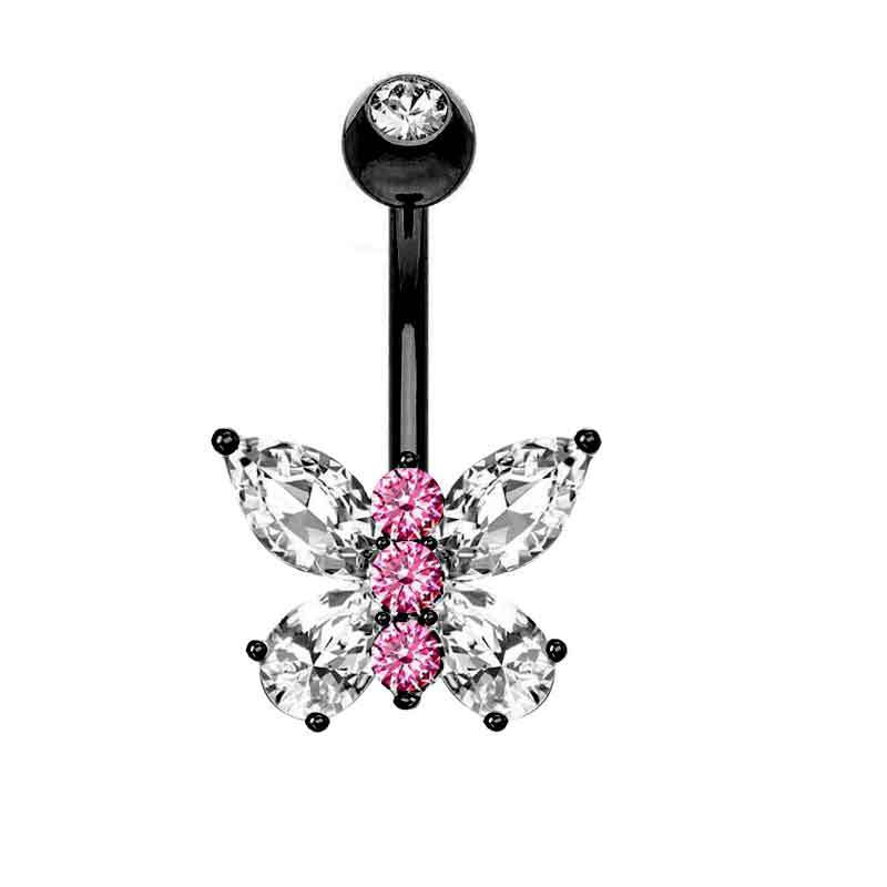Heart Shape Pattern 1 Piece Belly Rings Simple Style Heart Shape Metal Inlay Zircon