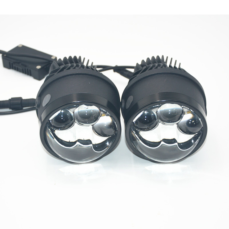 Nuevo automóvil LED lámpara de niebla lente de doble luz 3 pulgadas láser directo para la modificación de Lada