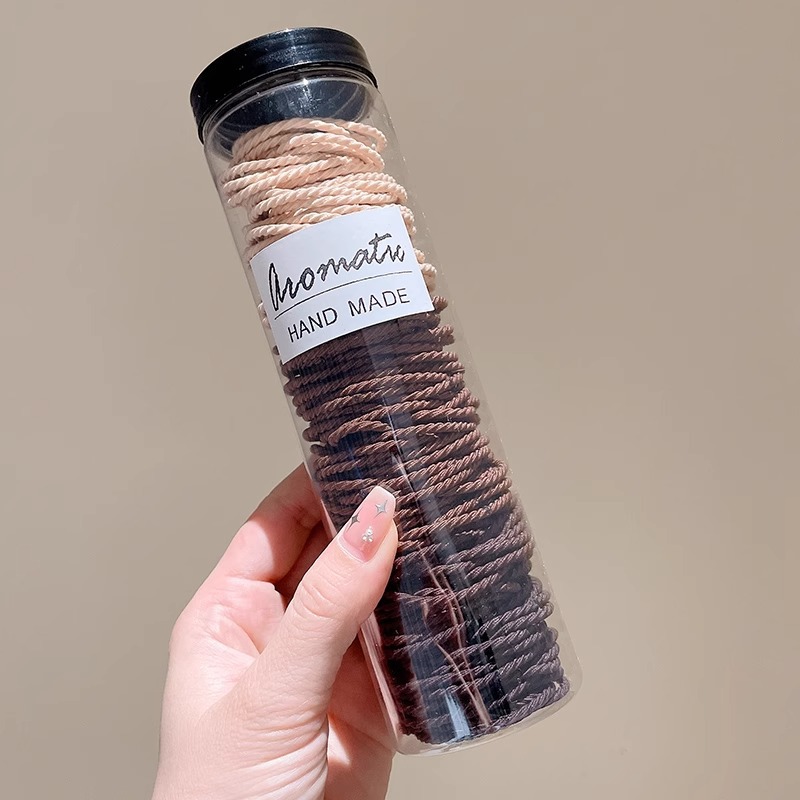 Otoño e invierno Maillard High elástico y duradero, la banda elástica no daña el cabello, la cuerda para el cabello, el lazo para el cabello, el temperamento simple, la cuerda para el cabello, los accesorios para el cabello