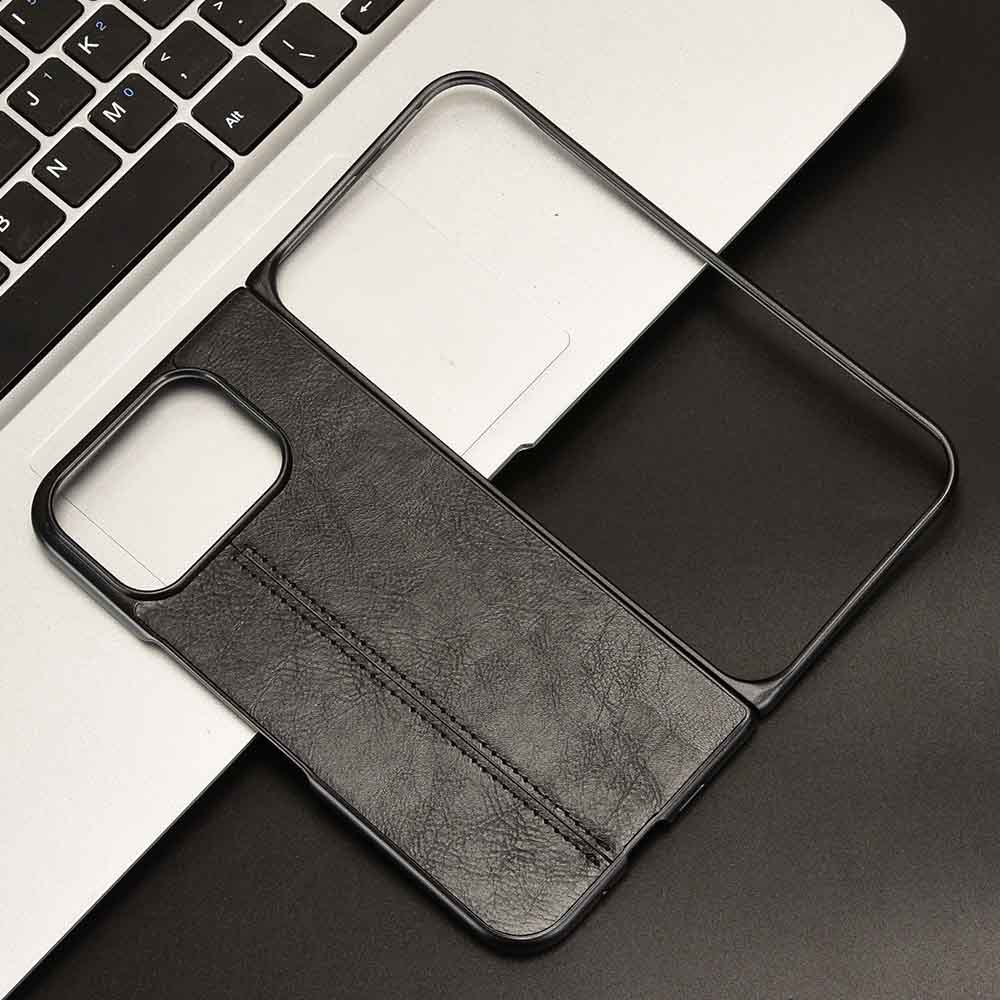 Suitable for Google Pixel 10 Pro Fold stitched calf pattern mobile phone case with leather back shell folding protective cover