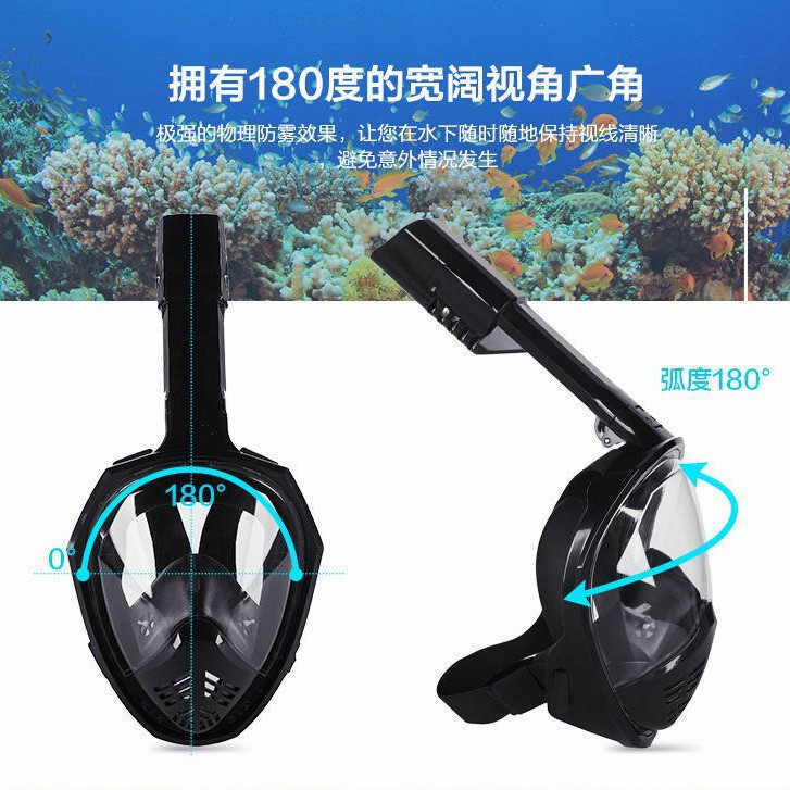 Fully Dry Third Generation Foldableing Diving Mask Gopro Kidsren's Snorkeling Silicone Mask Swimming Goggles Diving Equipment