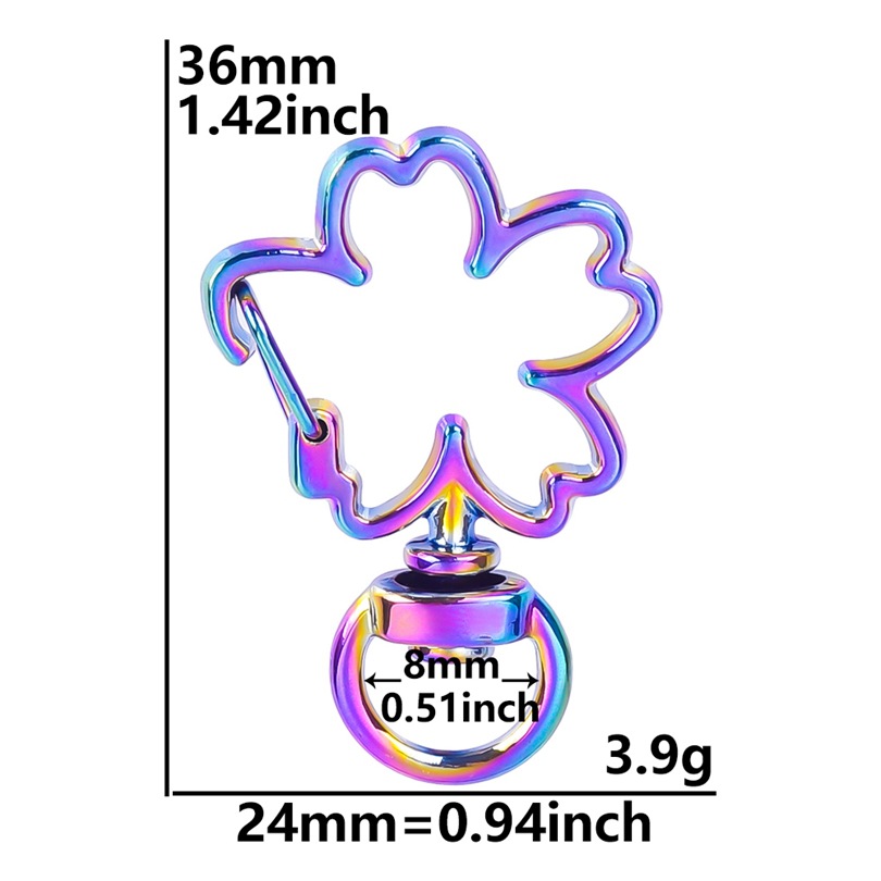 Lindo Estrella Luna Forma De Corazón Aleación Enchapado Unisexo Colgante De Bolsa Llaveros display picture 9