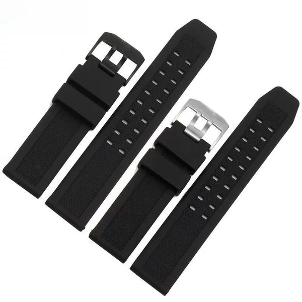 Amazon substitute Lumino outdoor silicone strap 23MM watch strap wholesale diving watch strap men's