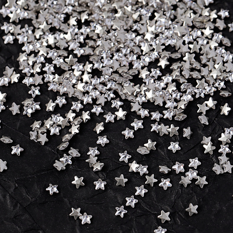 3mm Star-Shaped Premium Irregular Nail Art Rhinestones, Flat-Back Zircon, Simple Sweet-Cool Style Nail Decorations Wholesale 3mm Star-Shaped Premium Irregular Nail Art Rhinestones, Flat-Back Zircon, Simple Sweet-Cool Style Nail Decorations Wholesale
