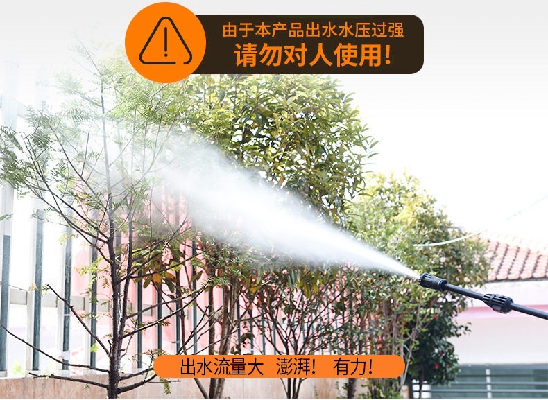 Greenfield Car Washing Machine for Home Use 220V Portable Car Washing Device Fully Automatic Car Washer High-Power Car Washing High-Pressure Water Pump