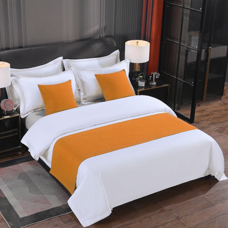 High-End Hotel Bed Runner, Hotel-Specific Table Runner, Bedding, High-End Hotel Bed Flag, Bed Cover, Bed Runner