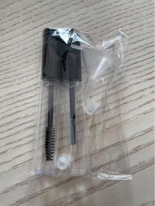 三个打包漏斗外贸现货假睫毛胶水瓶眼线液空瓶子唇釉唇彩空管10ML