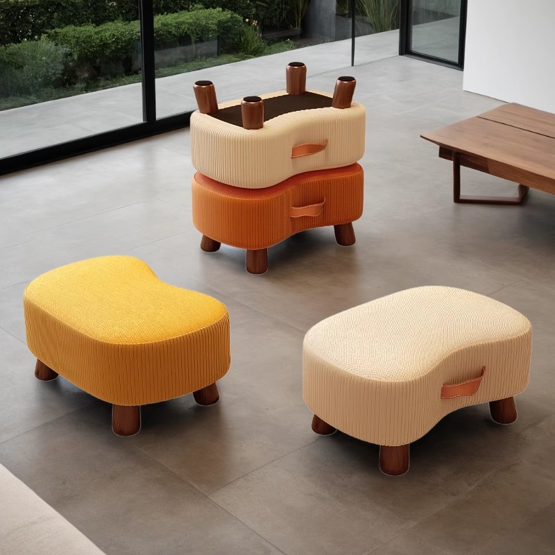 Taburete pequeño para el hogar taburete de cambio de zapatos taburete sofá taburete de sala de estar taburete pequeño taburete pequeño taburete bolsa pequeña silla para sentarse