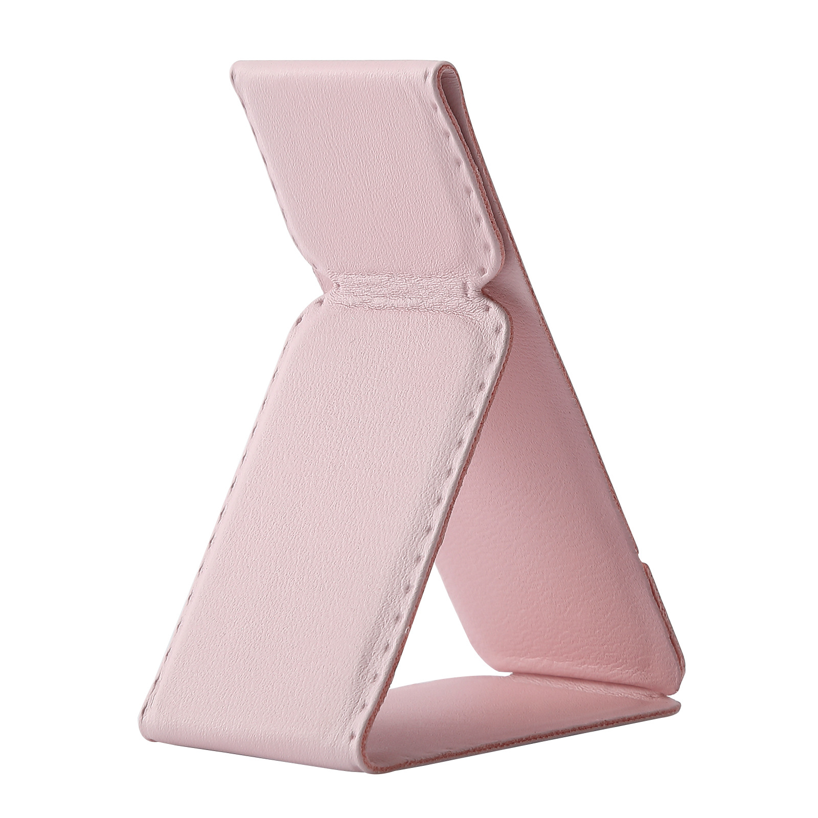 El soporte pequeño de pasta versátil es adecuado para todos los modelos de teléfonos móviles. Soporte de teléfono móvil de cuero PU con patrón de manzana magnético plegable