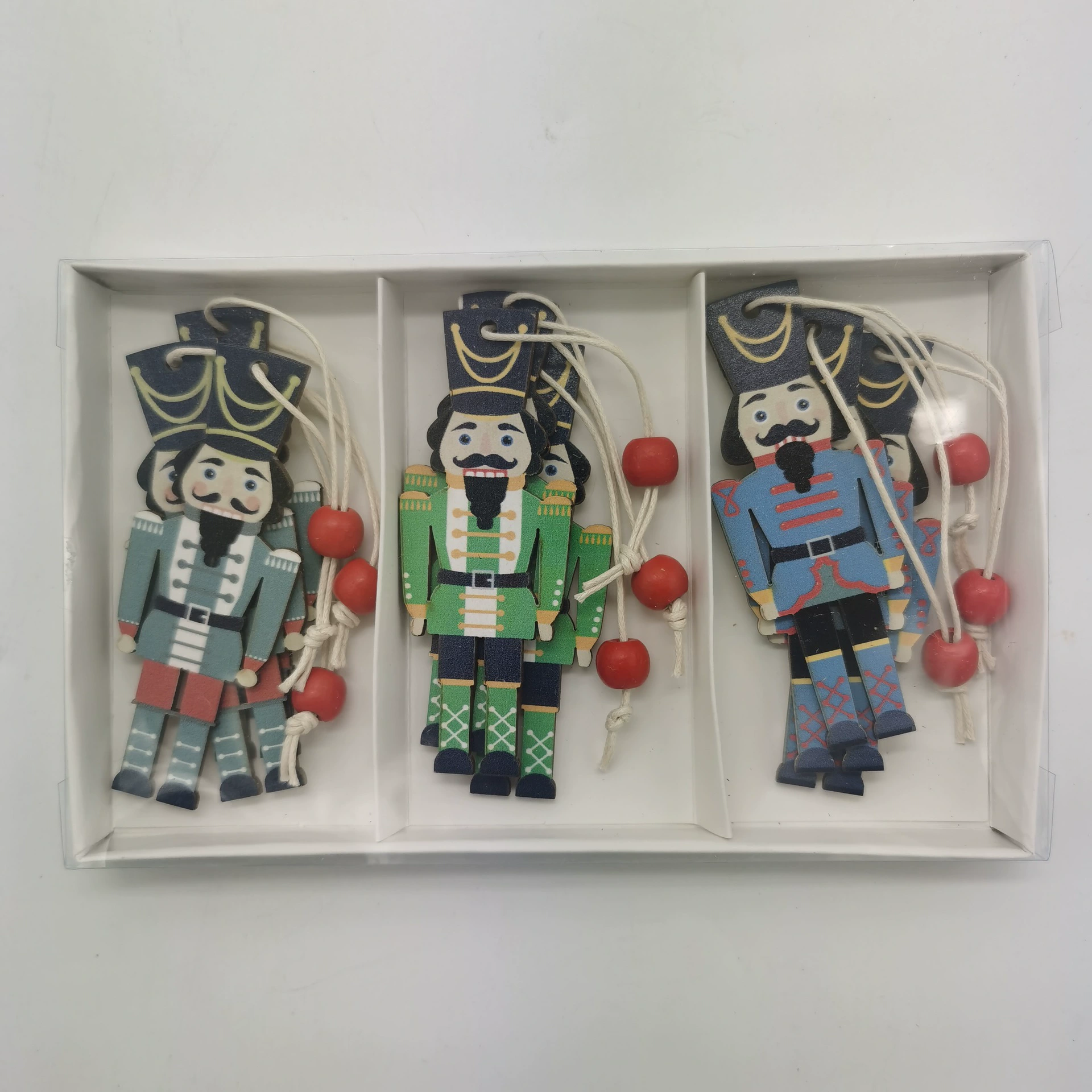 Рождественские украшения поставки деревянный орех солдат кулон Креативные украшения окна висит кулон рождественской елки