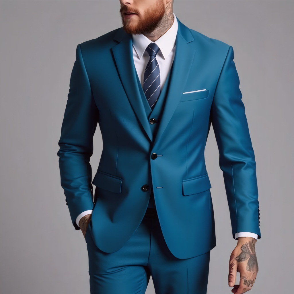 Abito uomo tre pezzi formale per lavoro matrimonio e ufficio_voghion.com