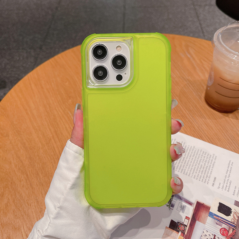 工厂跨境热销 防御透色三合一PC+TPU手机保护壳适用S24 FE 三星