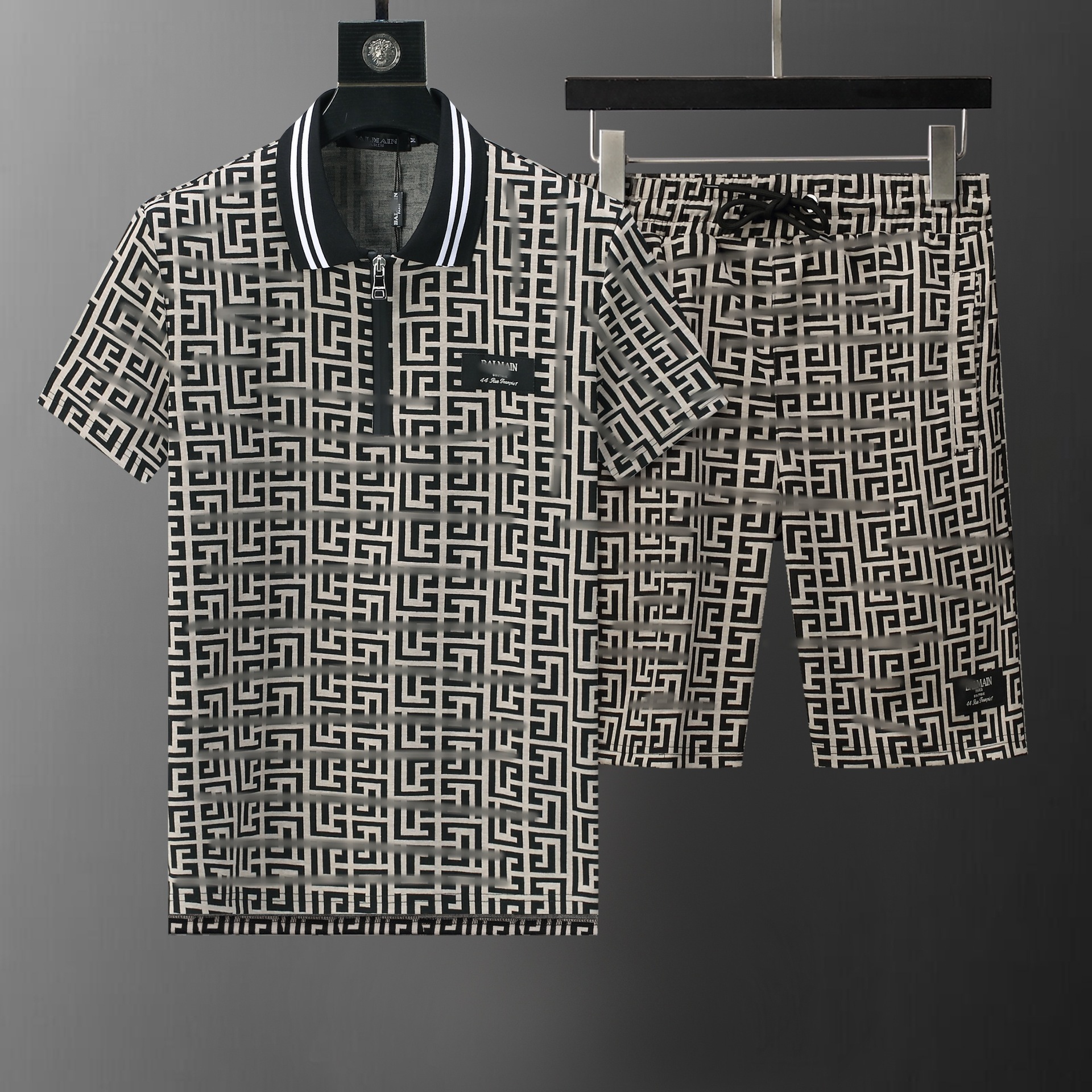 Top Edition) G polo con solapa de manga corta conjunto de moda versátil impresión clásica de estilo masculino y femenino de alta calidad