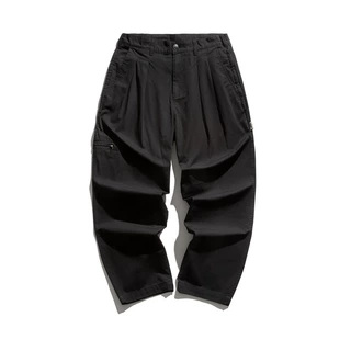 RUIIENRS x ART+ POR 2021 AW 日系秋款潮流宽松休闲纯色长裤B300