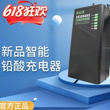 60V6A电动车智能脉冲修复铅酸六灯防接反T型品字充电充电器