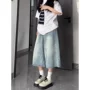 新款显瘦直筒美式牛仔裤