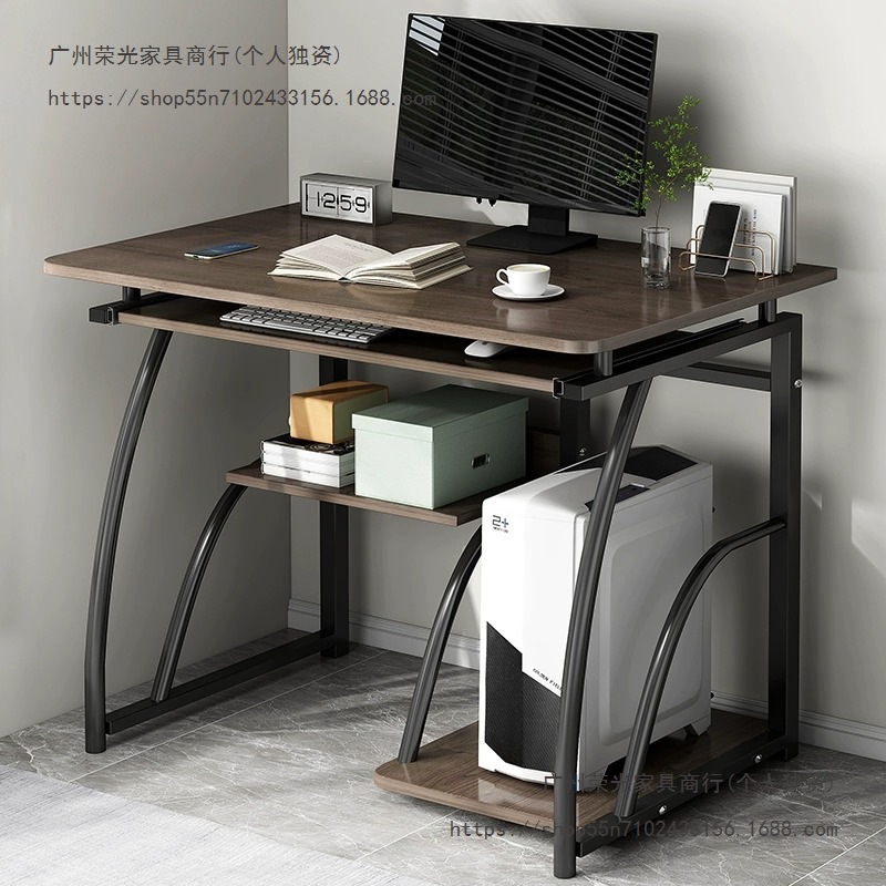 Computer Desk Home Desktop All-In-One Desk Student Desk Rental House Simple Table Bedroom Study Bookshelf