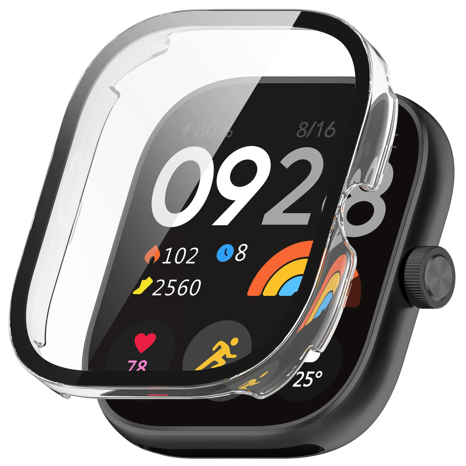 Подходит для Redmi Bracelet 4 корпус для руки Redmi Watch4 C корпус PC+кожаная мембрана Все-в-одном Все-Container