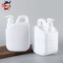 重油污洗手液瓶2kg厂家宠物沐浴露桶清香剂壶加厚2升带泵头提桶