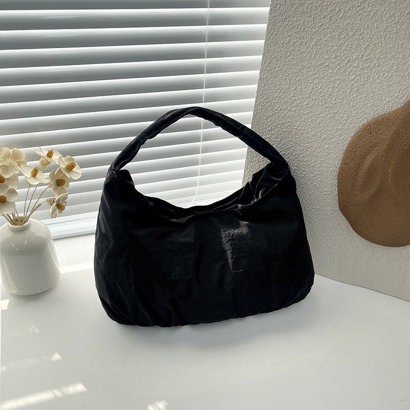 Bolsos, bolsos de mujer, nuevos bolsos de esponja para otoño e invierno, bolsos cuadrados de un solo hombro cerosos suaves, bolsos de axilas, bolsos de mano retro de todo fósforo