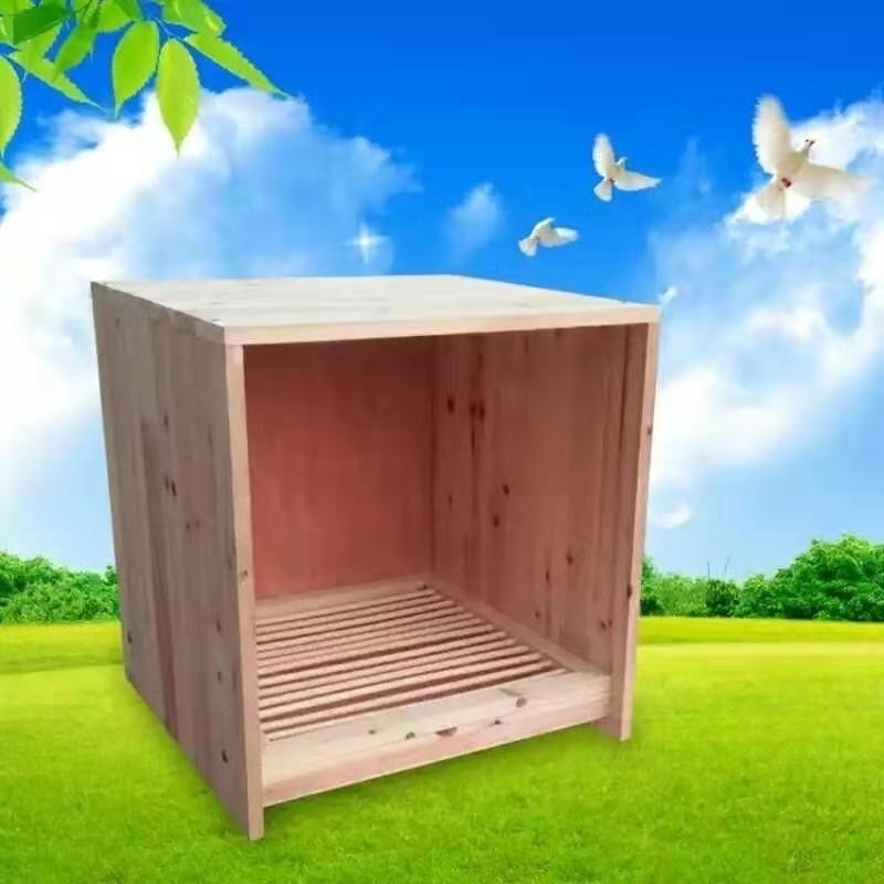 鳩組み合わせ鳩の巣箱競技鳩ケージ木製器具大型マッチングケージ無垢材種鳩調整|undefined