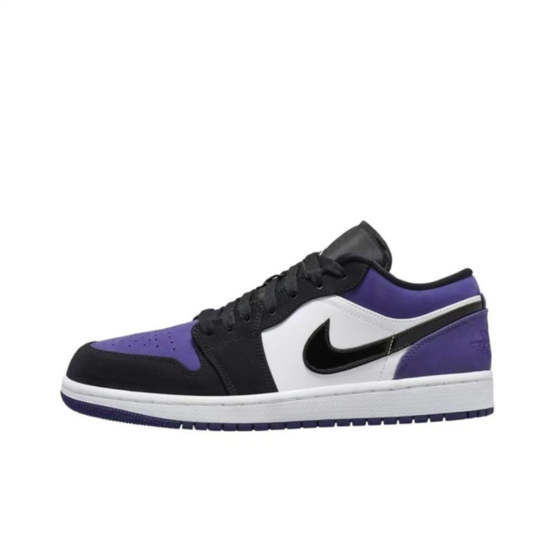 人気のAJ1ロートップタバコグレー黒と白の多用途男性と女性のキャンパストレンドカジュアルカップルバスケットボールシューズスポーツスニーカー|undefined