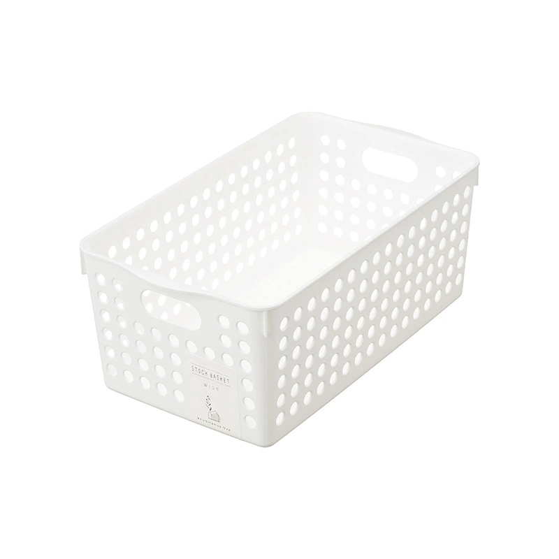 Japanese genuine import plastic storage basket, table storage system