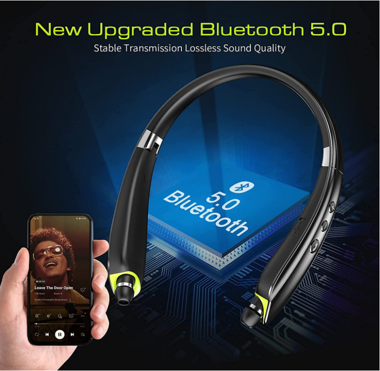 SX-990ステレオbluetoothイヤホン5.0折り畳み汎用スポーツ音楽イヤホンsx990首付き無線イヤホン|undefined
