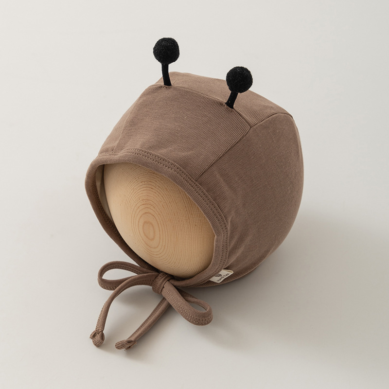 Sombreros para oídos de bebé primavera y otoño extranjero lindo lindo pequeño tentáculo gorro de lazo 0 - 1 años gorro de bebé super lindo