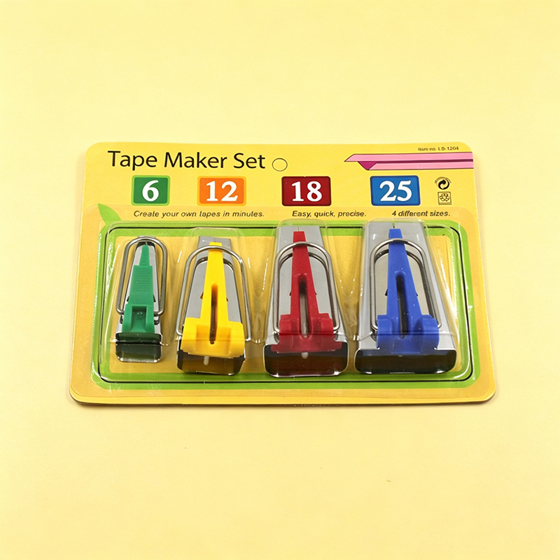 Bricolaje de herramientas de amasado de tela, máquina de fabricación de bordes, máquina de fabricación de cinturones, máquina de fabricación de bordes, cuatro juegos de cinco juegos de piezas